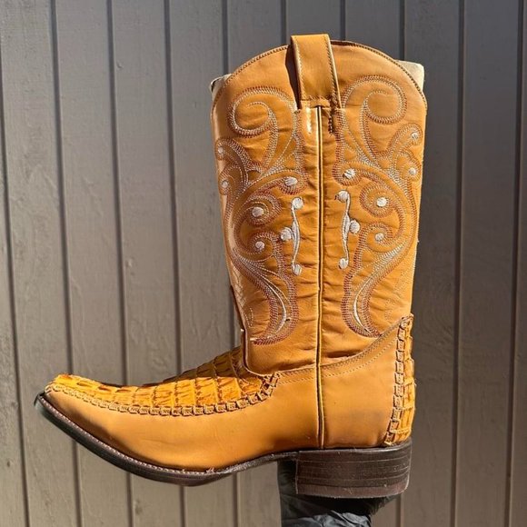 #68 Chameleon Design Boot with Crocodile and Butter main image 5